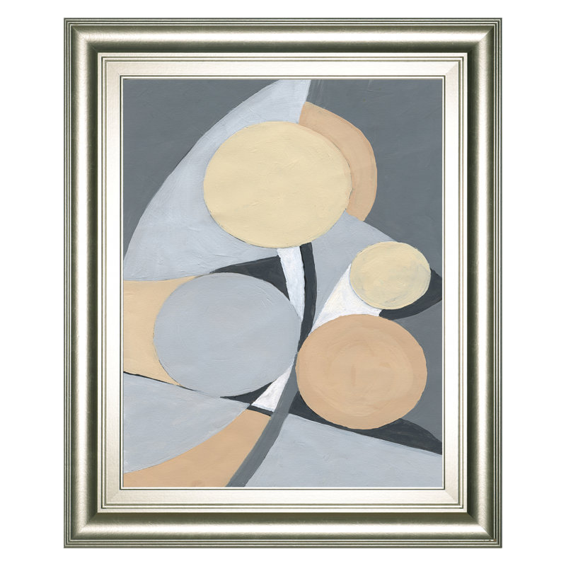 Art mural Orbit Paths - 22 po x 26 po - Cadre argenté