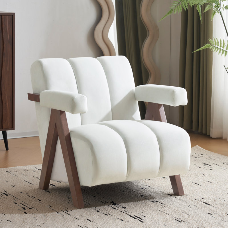 Fauteuil d'appoint moderne et capitonné Roomfitter