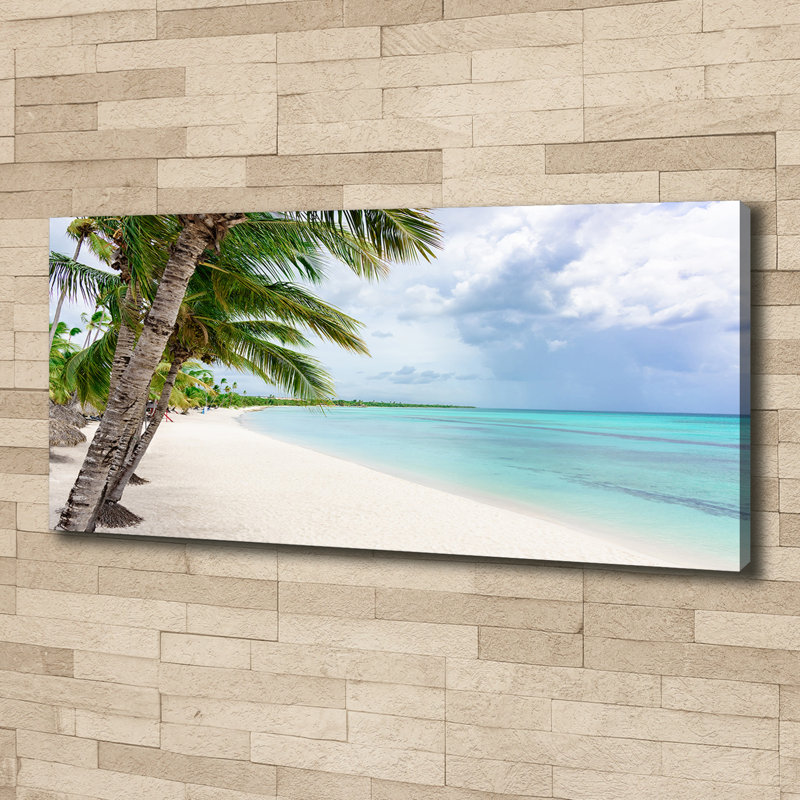 Tropical Beach - Wrapped Canvas Print