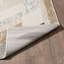 Tapis turc moderne à motif géométrique tissé à la machine en noir / beige / gris-977681689