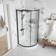 OVE Decors Breeze Premium 33 in. Round Shower Kit w/ Clear, Base