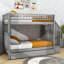 Lit superposé simple au-dessus de simple avec lit gigogne Wyncliff par Harriet Bee-1754943901