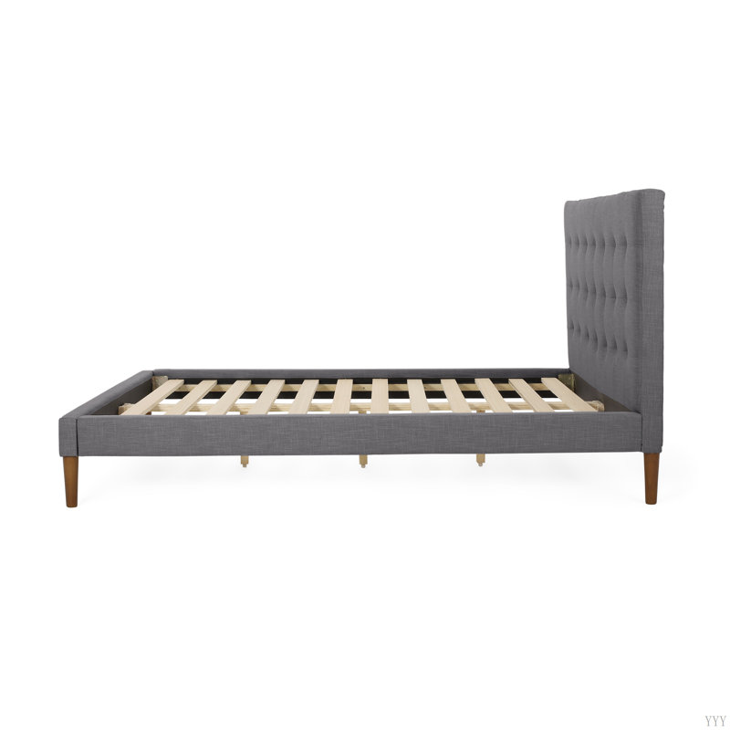 UPHOLSTERY BED -COMBO, Charcoal, Queen