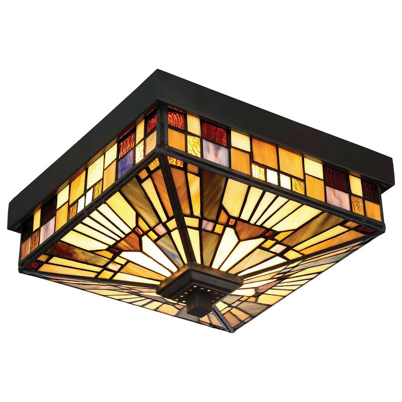 Rincon Black 2 - Bulb 15.4cm H Outdoor Flush Mount