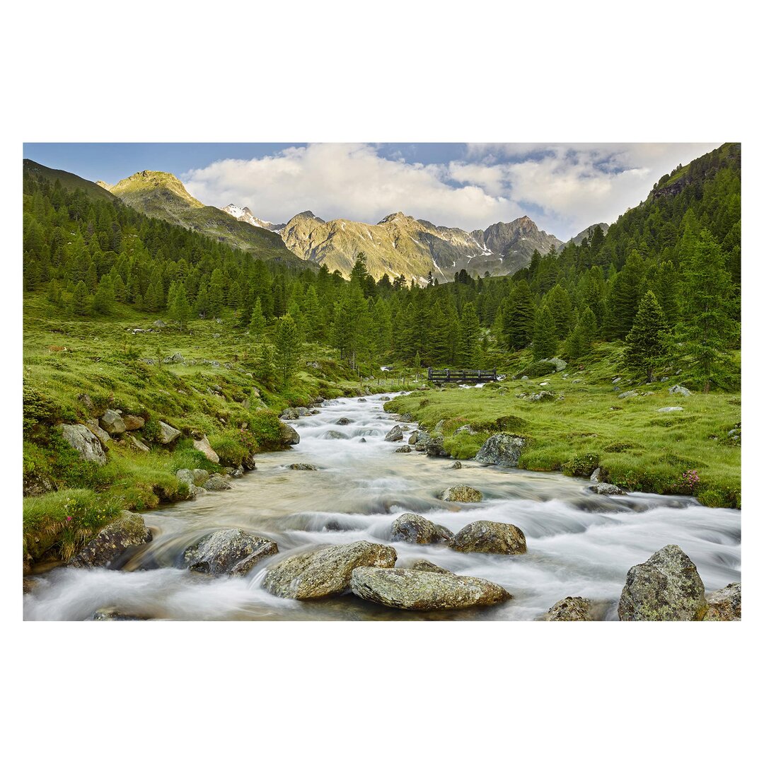 Strukturierte Fototapete Debanttal National Park, Hohe Tauern 2,9 m x 432 cm