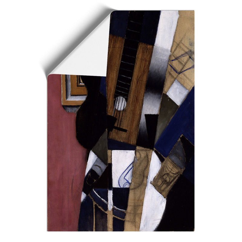 Guitar and Pipe by Juan Gris - Frameless Print, 30cm H x 21cm W x 0.1cm D
