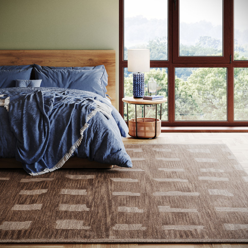Vinel Modern Abstract Rug, Rectangle 6' x 9'