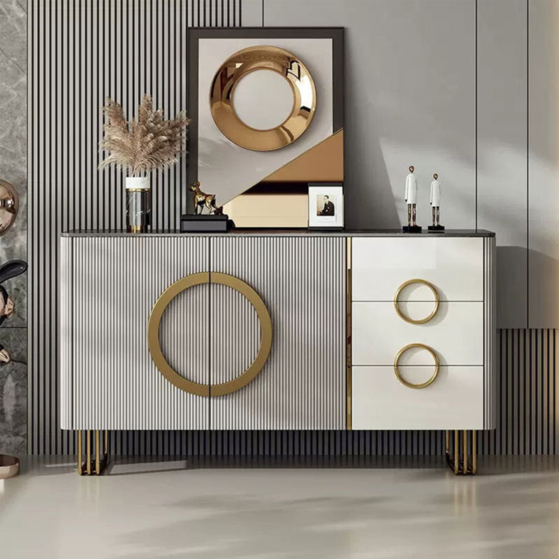 Armoire d'entrée de style italien, H 31,5 po x l 62,99 po x P 15,75 po