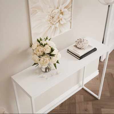 Stainless Steel Top Console Table