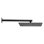 Ensemble de robinet de douche et pomme de douche carrée 12 "noir mat