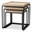 Side Table Léonard Matte Black Finish