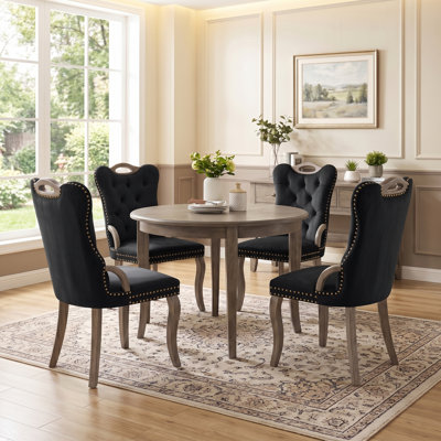 Upholstered Dining Chairs with Tufted