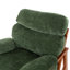 Chaise d'appoint Mid-Century avec structure en bois massif et coussins amovibles-132274193