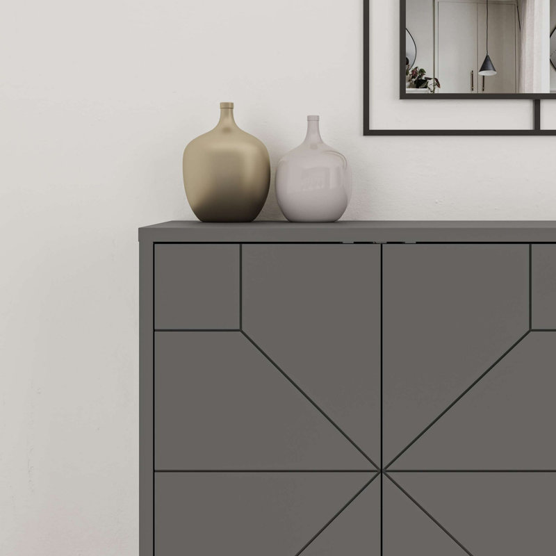 Decortie 62.4cm Console Table, Anthracite