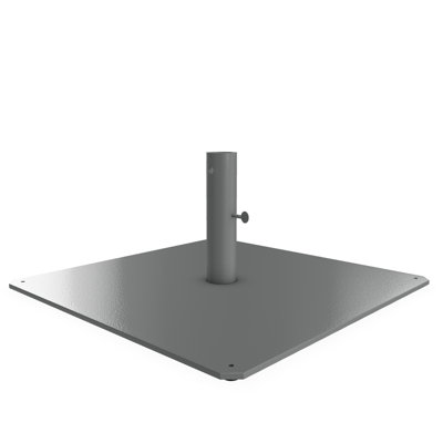 Base de parasol autoportante en aluminium