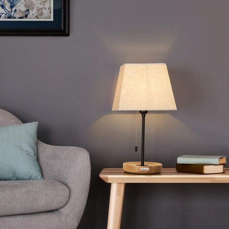 Wood Table Lamp