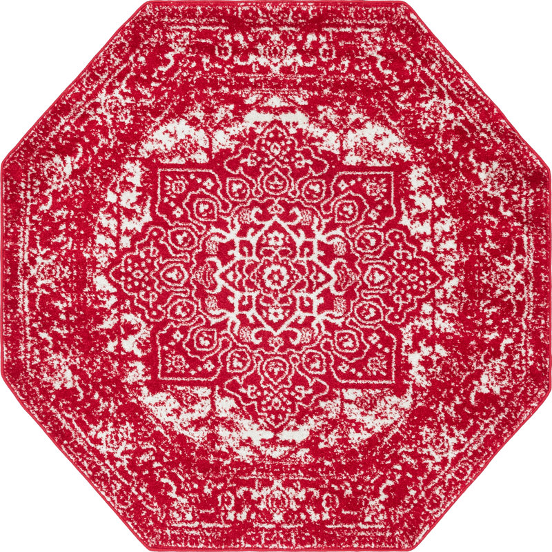 Oriental Area Rug, Octagon 152cm
