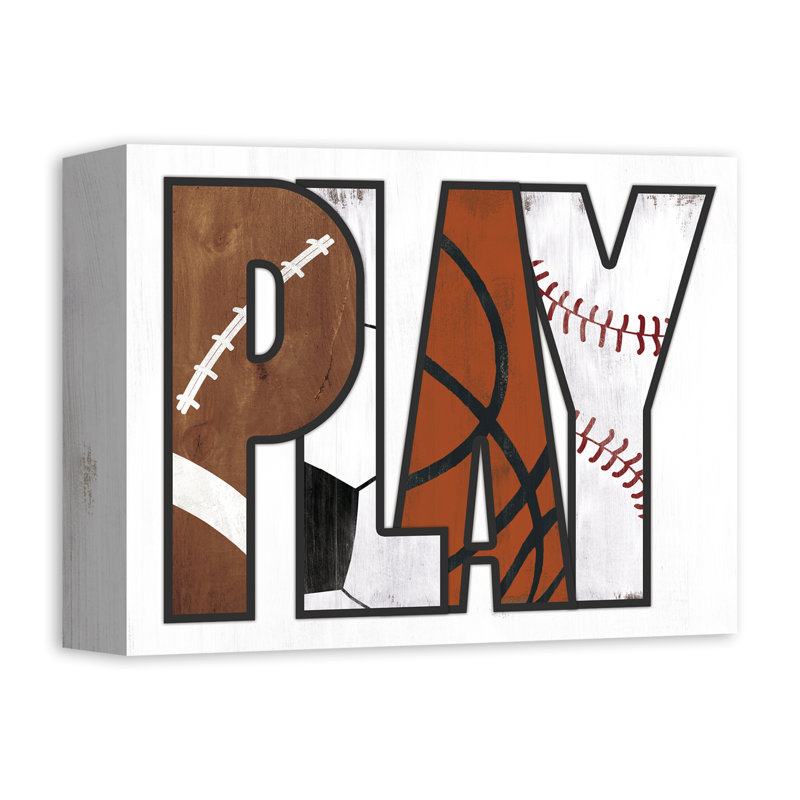 Art sur toile Bonner Play Sports, H 8 po x l 10 po x P 1,25 po