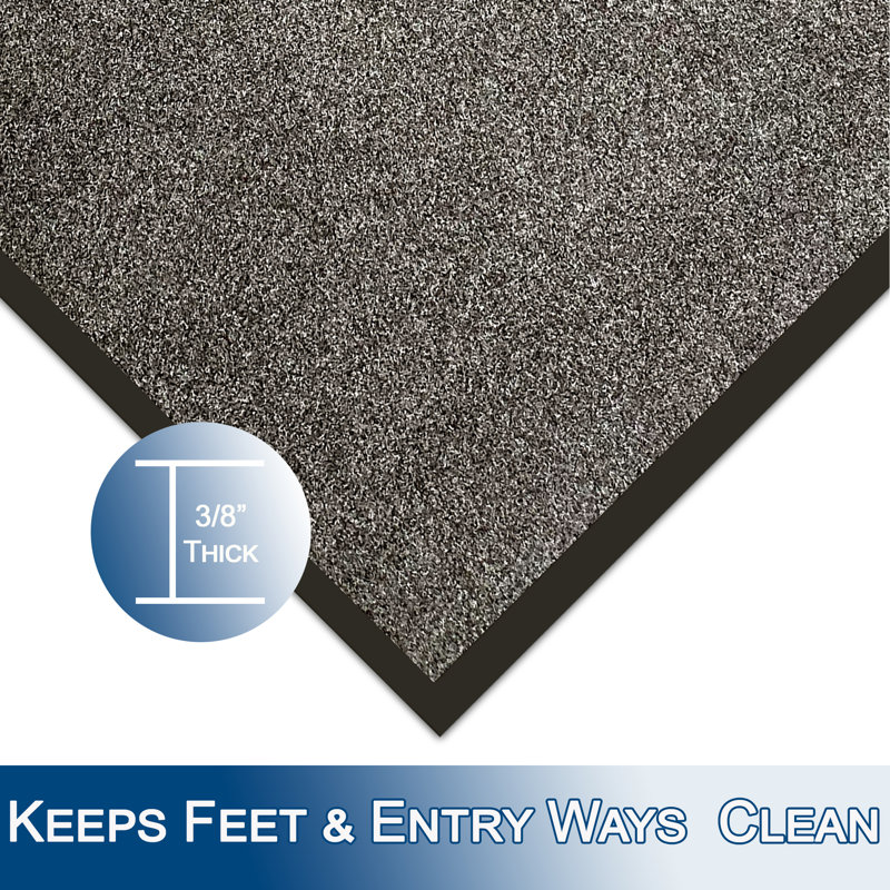 Tapis d'entrée Verville, Anthracite, l 36 po x L 72 po