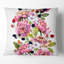 Watercolor Pink Floral Composition - Floral Printed Pillow-29598231-29598235