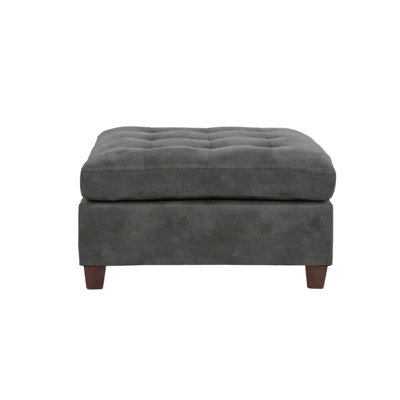 Living Room In Antique Grey, Made Of Breathable , Wooden Legs, Contemporary Look Grey For Stylish Room, With Legs