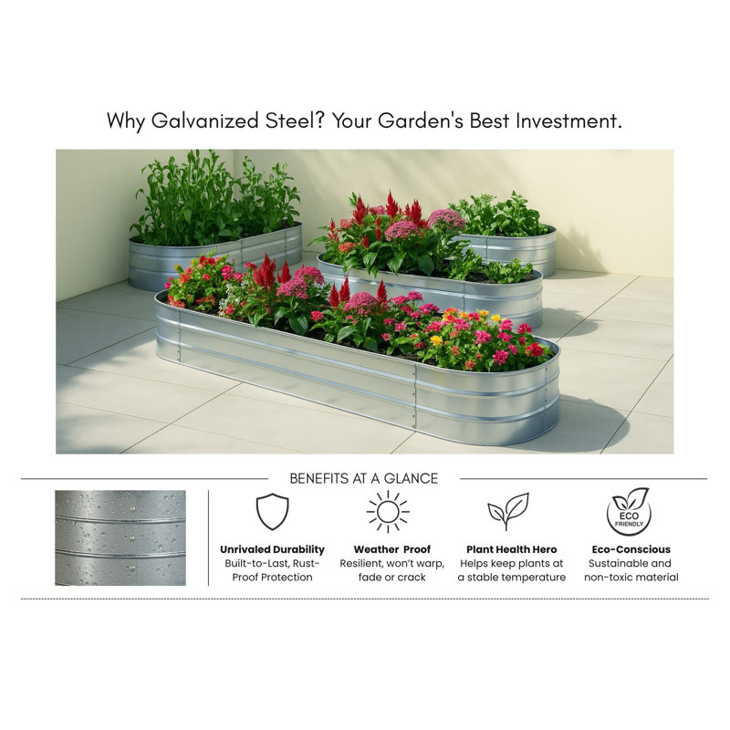 Metal Raised Garden Bed