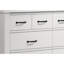 Commode 6 tiroirs 51 po