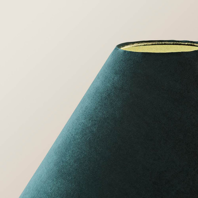 Alari 140cm Column Floor Lamp, Green, Green