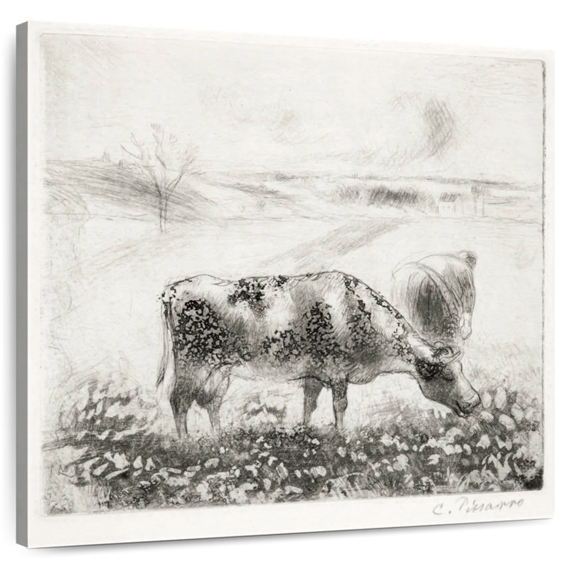 La Vache, 1885, H 39 po x l 39 po