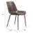 18.5'' H Faux Leather Upholstered Side Chair-127659415