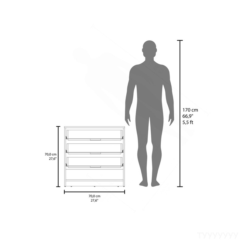 Fraser Dresser, Matt Grey/Macadamia