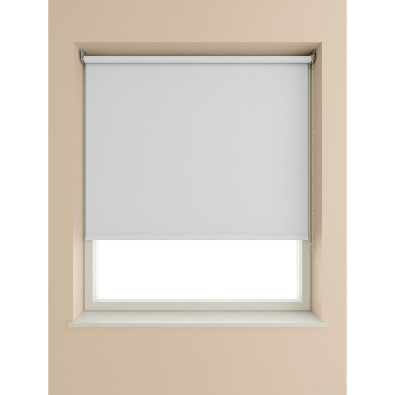 Blackout Roller Blind, 120cm W x 175cm L, White