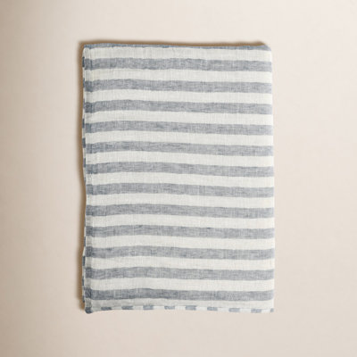 Asherton Linen Hand Woven Throw Blanket