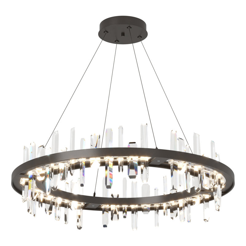 Solitude Circular LED Chandelier, Oil Rubbed Bronze