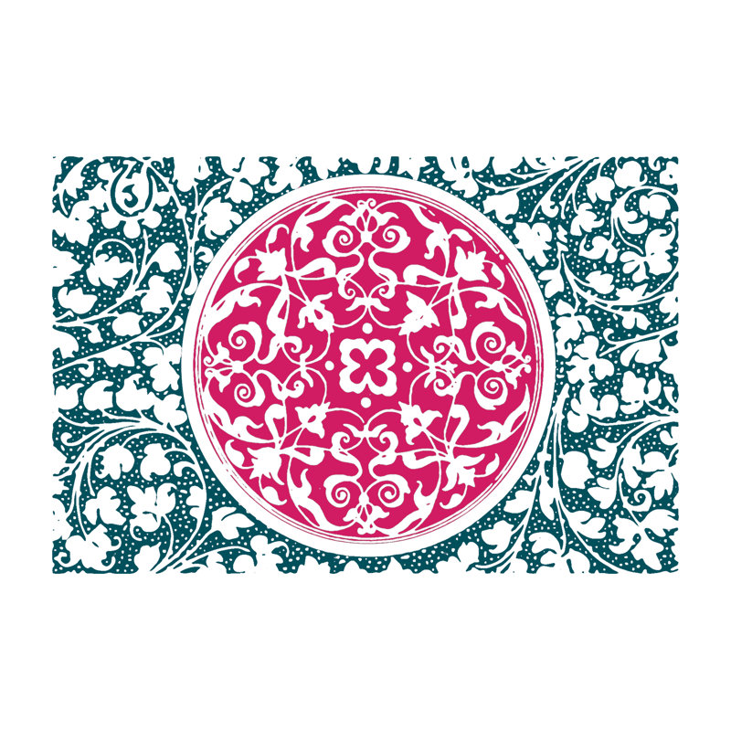 Boho Tapestry Medallion - Wrapped Canvas Art Prints, 61cm H x 91cm W