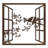 Bird Silhouette on Branch Modern Abstract Wall Accent Sculpture Hanging Decoration Metal Wall Decor-124837932-124837934