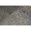 Tapis brun et bleu de haute qualité noué à la main