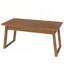 Bureau de direction de 55 pouces de style Mid-Century moderne avec tiroir, ordinateur d'écriture en bois massif Bublava pour bureau à domicile, table de travail rustique en noyer brun pour ordinateur portable, bureau ou espace de travail.
