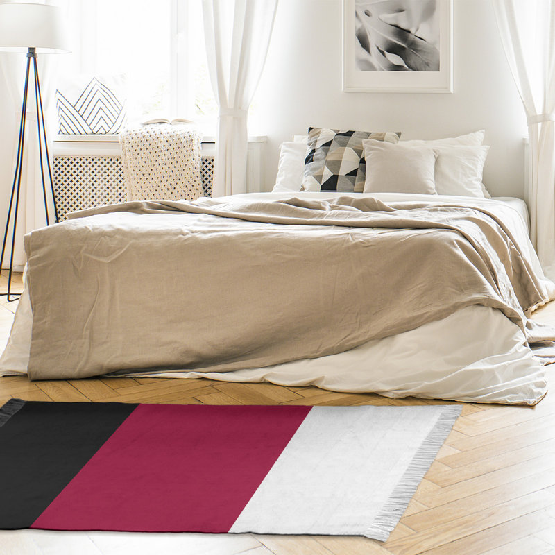 Chenille Striped Indoor Rug