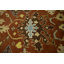 Tapis rouille orange Indo-Mahal 8 x 10