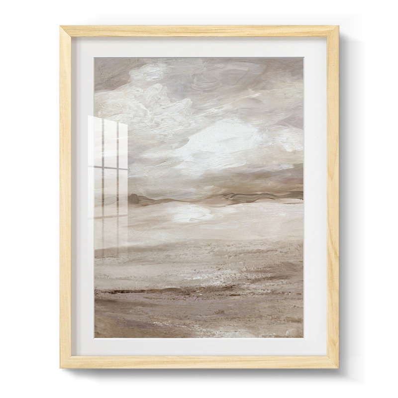 Dunes neutres - impression encadrée, Naturel, H 25,5 po x l 17,5 po