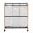 3-Bag Rolling Laundry Cart with Removable Bags-1982174892