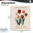Natural Tulip Bundle Wall Plaque, design by Christopher Giampietro