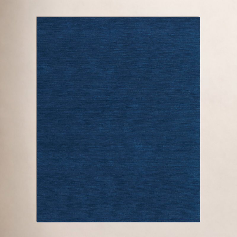 Kaden Performance Wool Indoor Rug, Rectangle 9'6" x 13'6", Blue