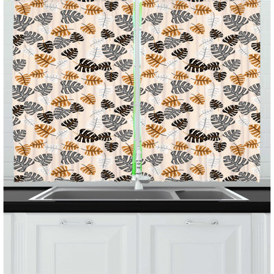 Floral Kitchen Curtain