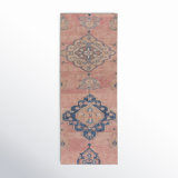 Davin Machine Washable Pink/Blue Rug