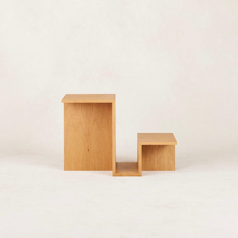 Valley Side Table, White Oak