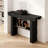Modern 3-Tier Console Table For Living Room, 55-Inch Narrow Sofa Table With Open Shelves For Entryway, Hallway And Home Office, Multipurpose Storage Furniture