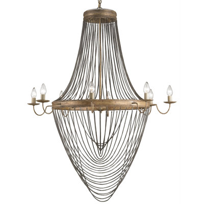 Lucien 8 - Light Dimmable Empire Chandelier