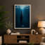Whale Ascending Coastal - Wrapped Canvas-1735807272-1735807293